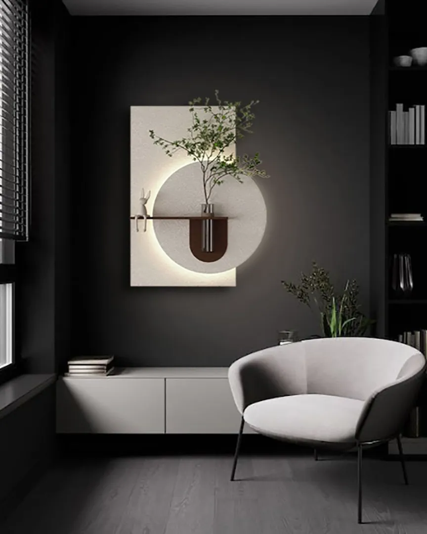 Διακοσμητικός πίνακας 3D με φωτισμό Led